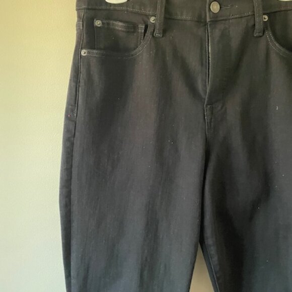 GAP High Rise True Skinny Black Jeans  Size 32/14 rs NWOT - Picture 4 of 12